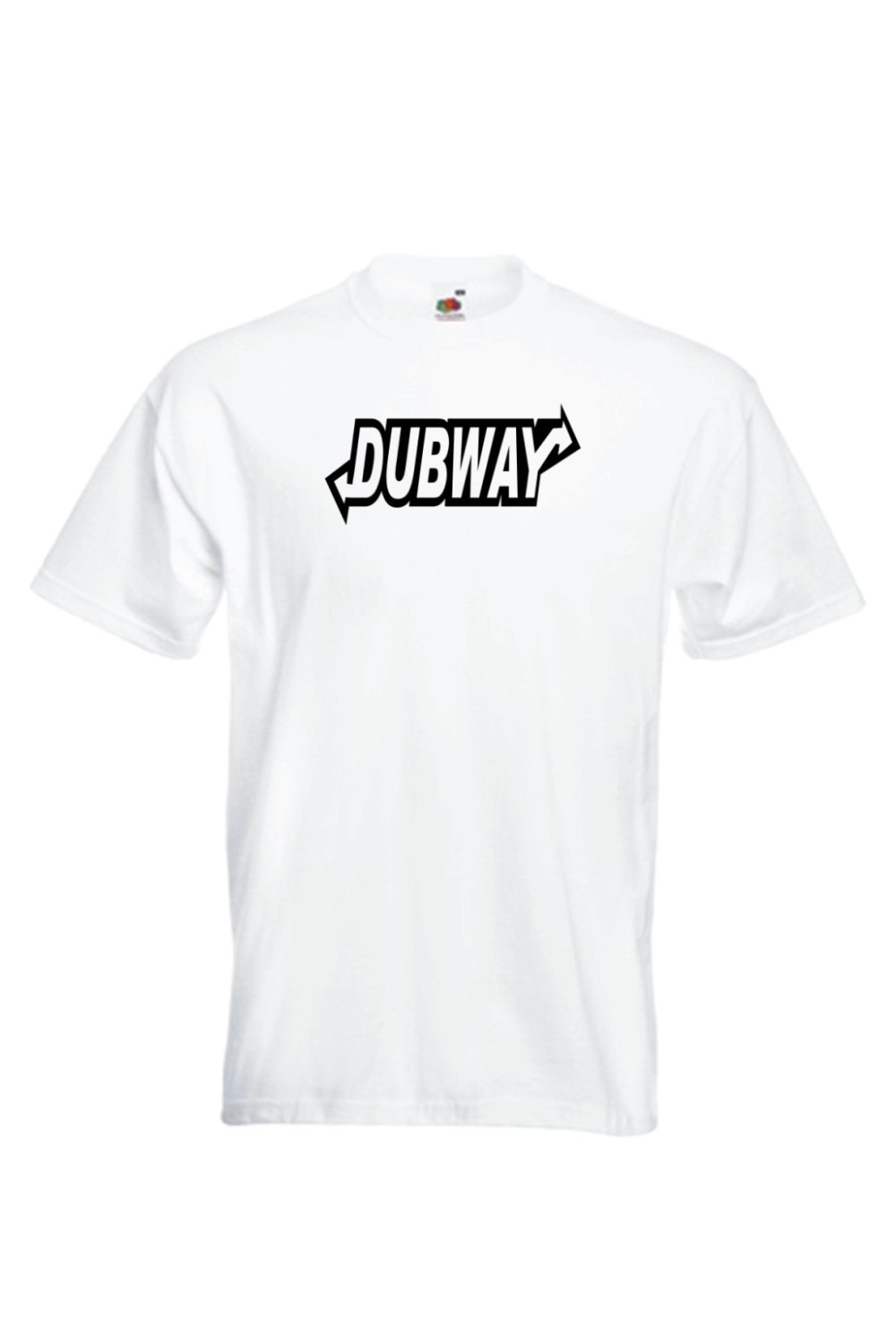 Tricou barbati, Black Dragon, Dubway, Bumbac, Alb/Negru, Alb/Negru