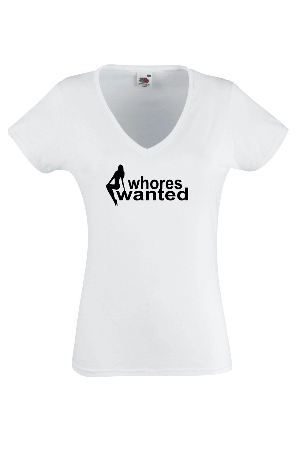 Tricou dama, Black Dragon, Bumbac, Wanted, Alb, Alb, S