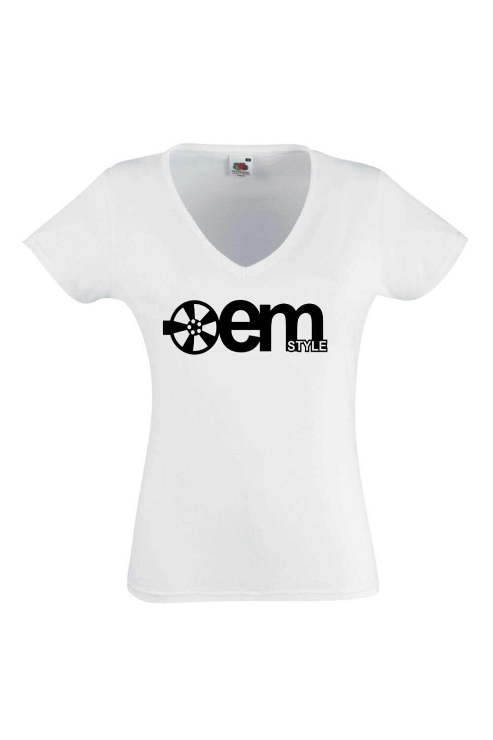 Tricou dama, Black Dragon, Oem Style, Bumbac, Alb/Negru, Alb/Negru