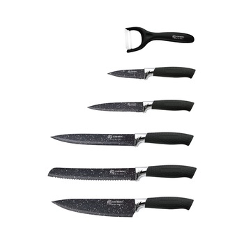 Set cutite 6 piese cu suport Edenberg EB-5103B Set cutite 6 piese cu suport Edenberg EB-5103B