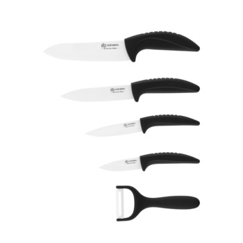 Set cutite 6 piese ceramica cu sport Edenberg EB7751B Set cutite 6 piese ceramica cu sport Edenberg EB7751B