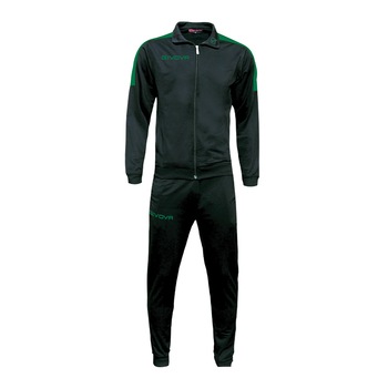 Trening Givova Revolution, Negru / Verde, 2XS Trening Givova Revolution, Negru / Verde, 2XS