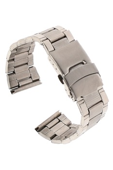 Curea de ceas din metal, 22 mm x 18 cm, argintiu Curea de ceas din metal, 22 mm x 18 cm, argintiu