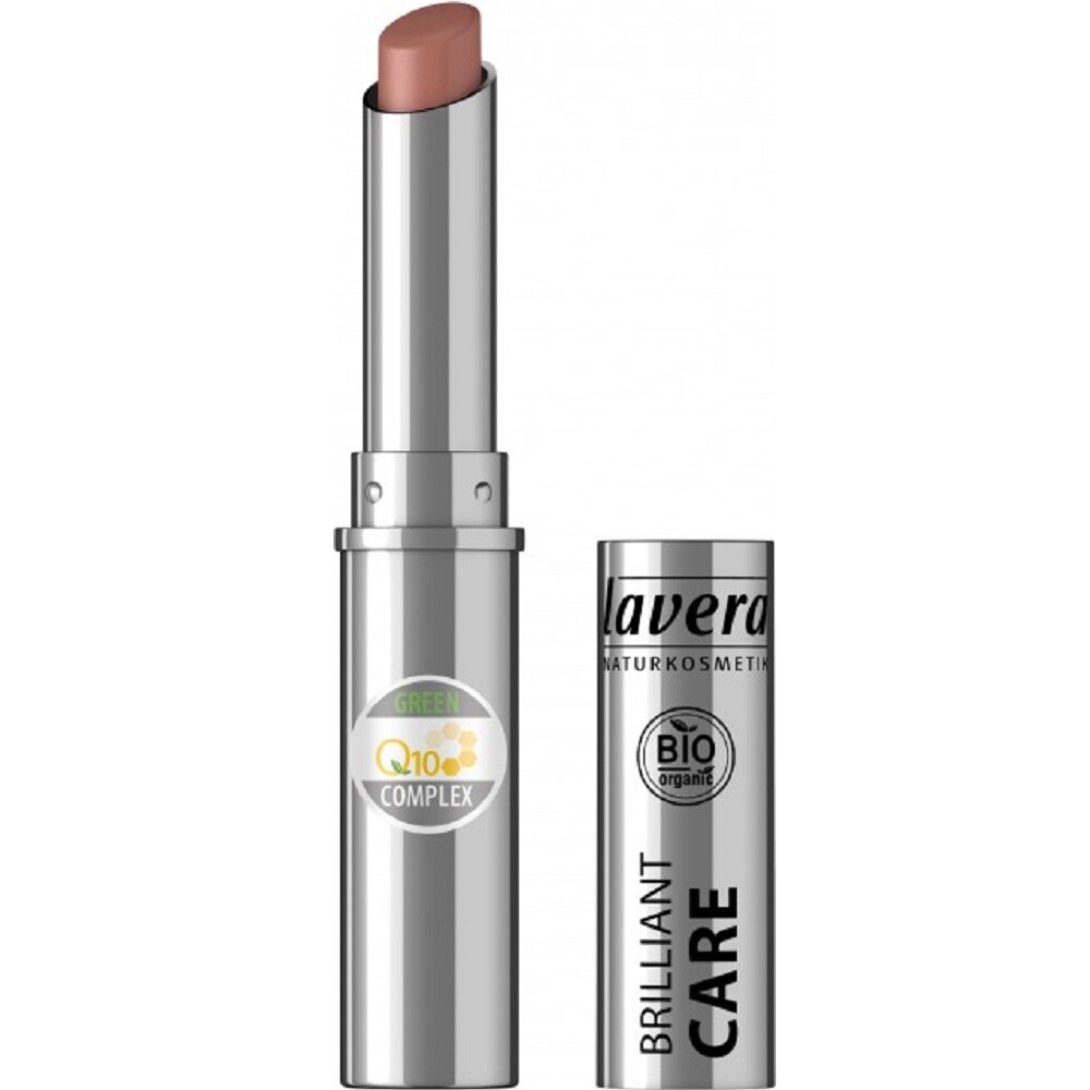 Ruj bio cu coenzima Q10 Brilliant Care 08 Light Hazel 1,7 g Lavera