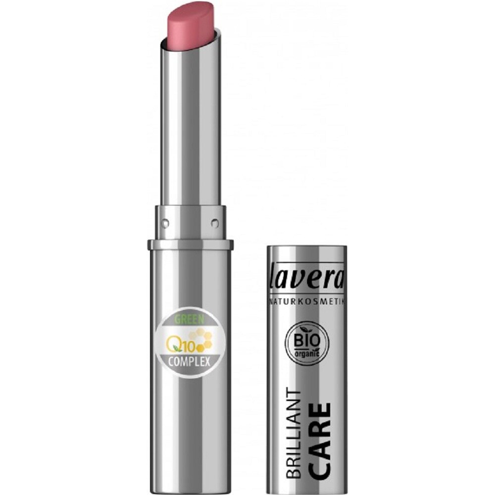 Ruj bio Brilliant Care cu coenzima Q10, Oriental Rose 03, LAVERA, 1.7 ml