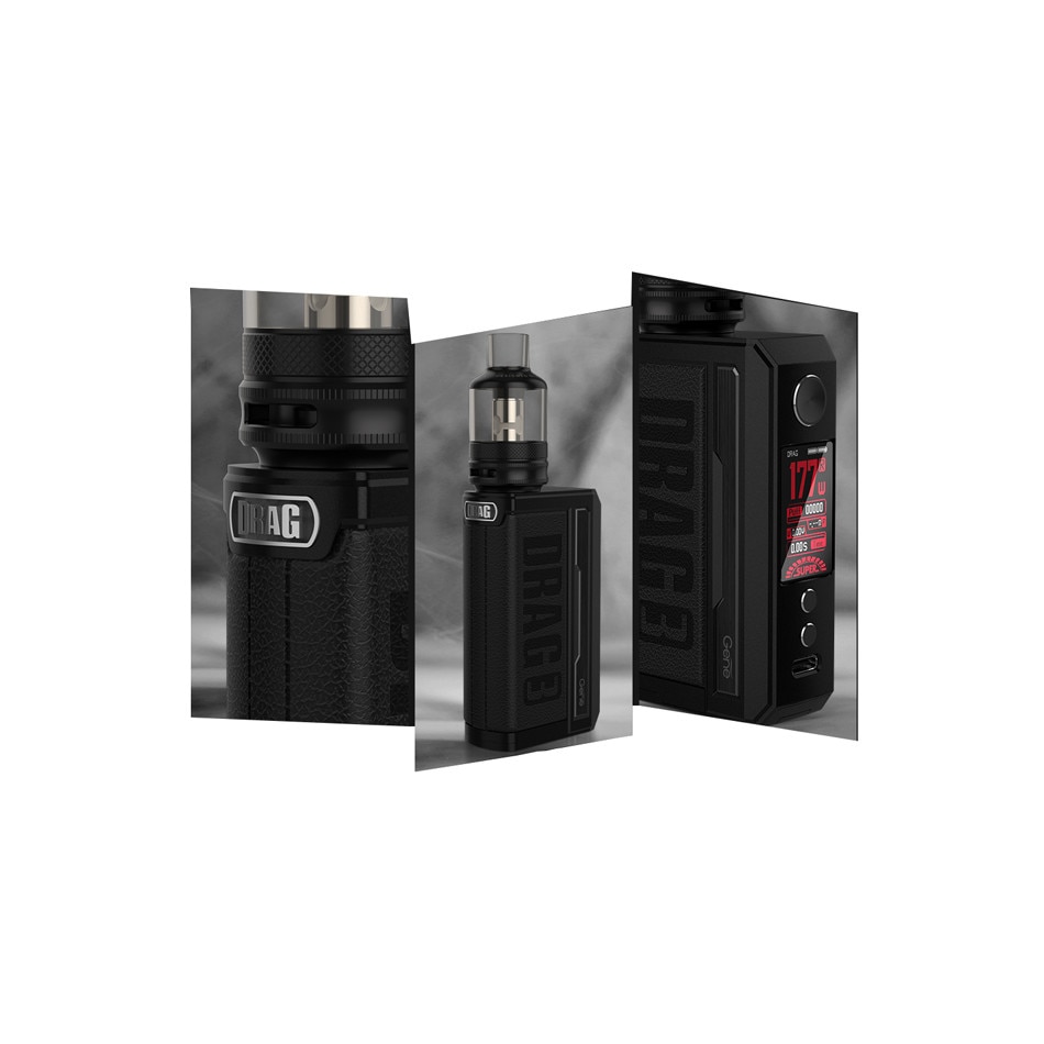 Kit Tigara Electronica Voopoo Drag 3 - Classic Black - eMAG.ro