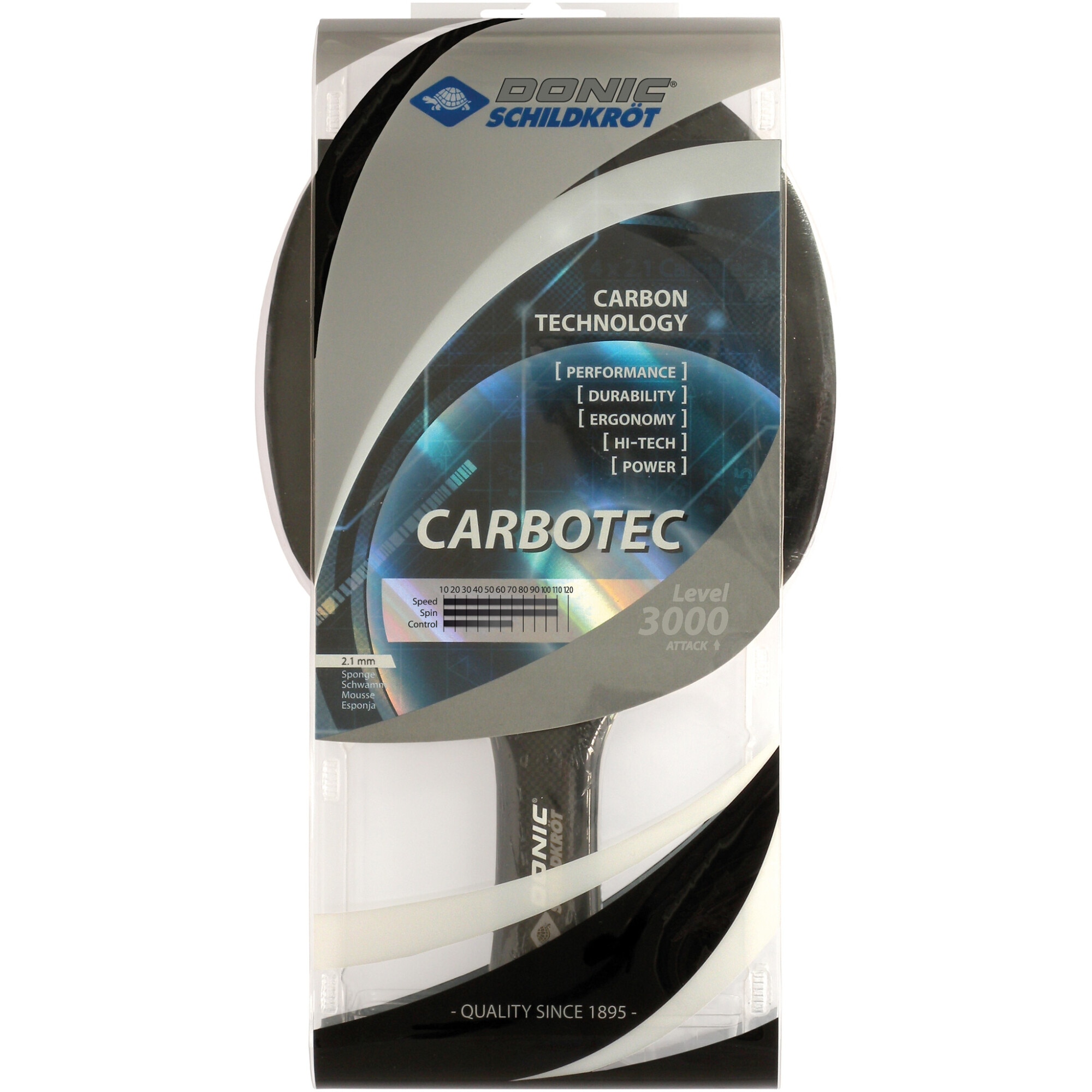Paleta tenis de masa Donic-Schildkröt CarboTec 3000