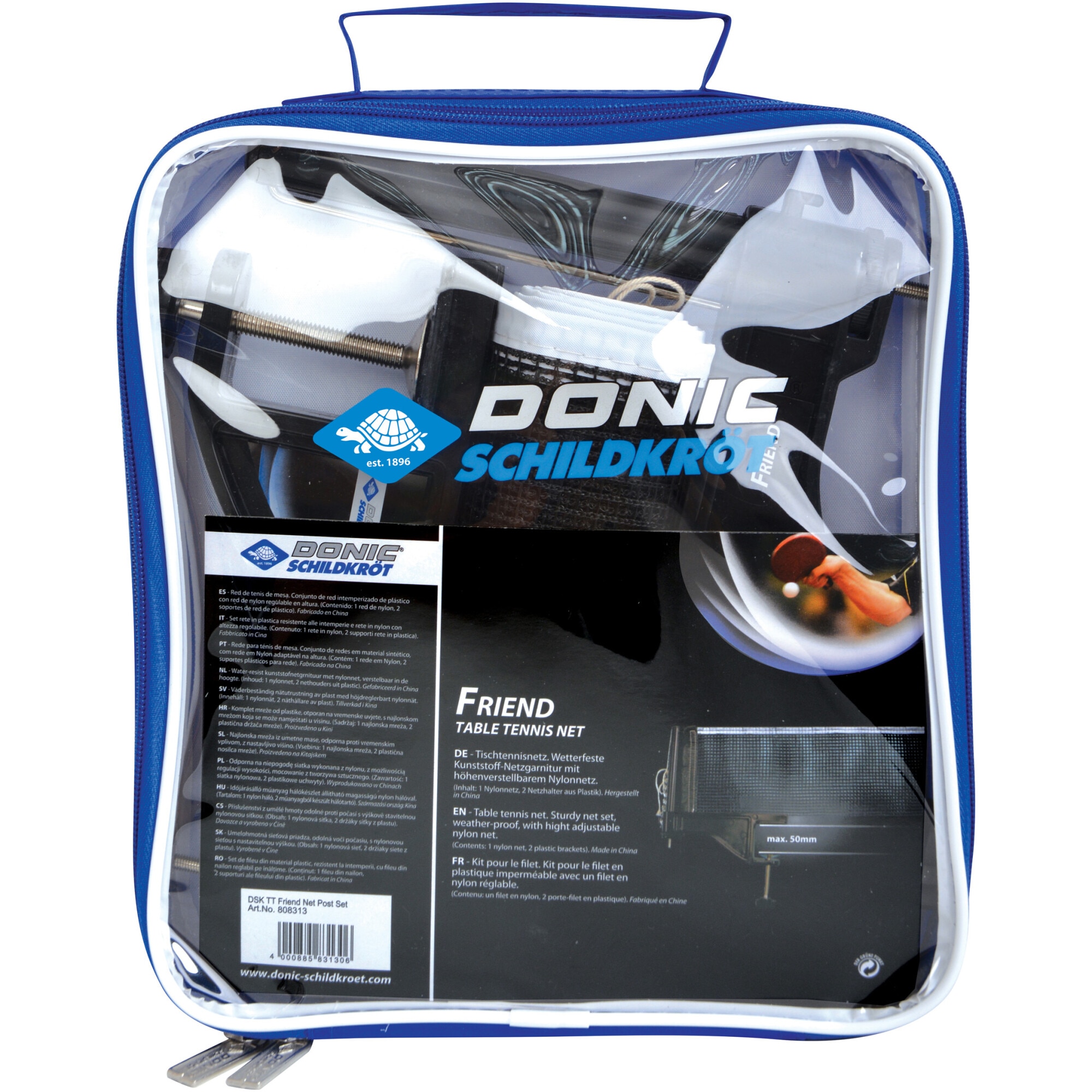 Fileu tenis de masa Donic-Schildkröt Friend, waterproof