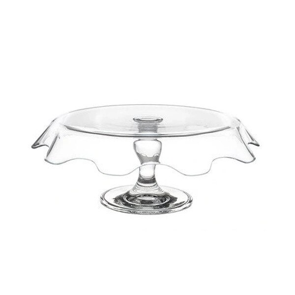 Platou, Pasabahce, tort 32cm Splash, sticla