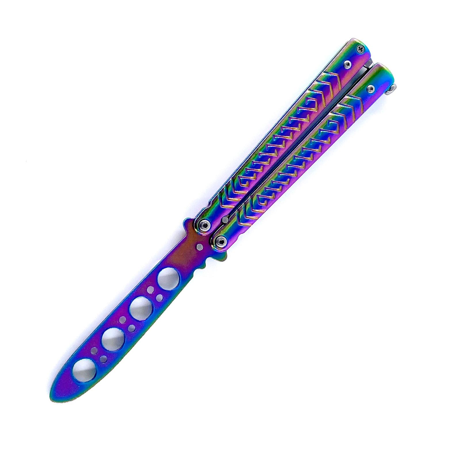 Briceag butterfly CS:GO fara tais, pentru antrenament, 21 cm, Snake design, fade