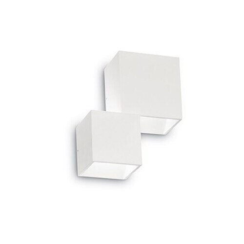 Aplica perete LED Ideal Lux, 14W, 1150lm, IP44, 25000h, 10x21x25 cm, Alb