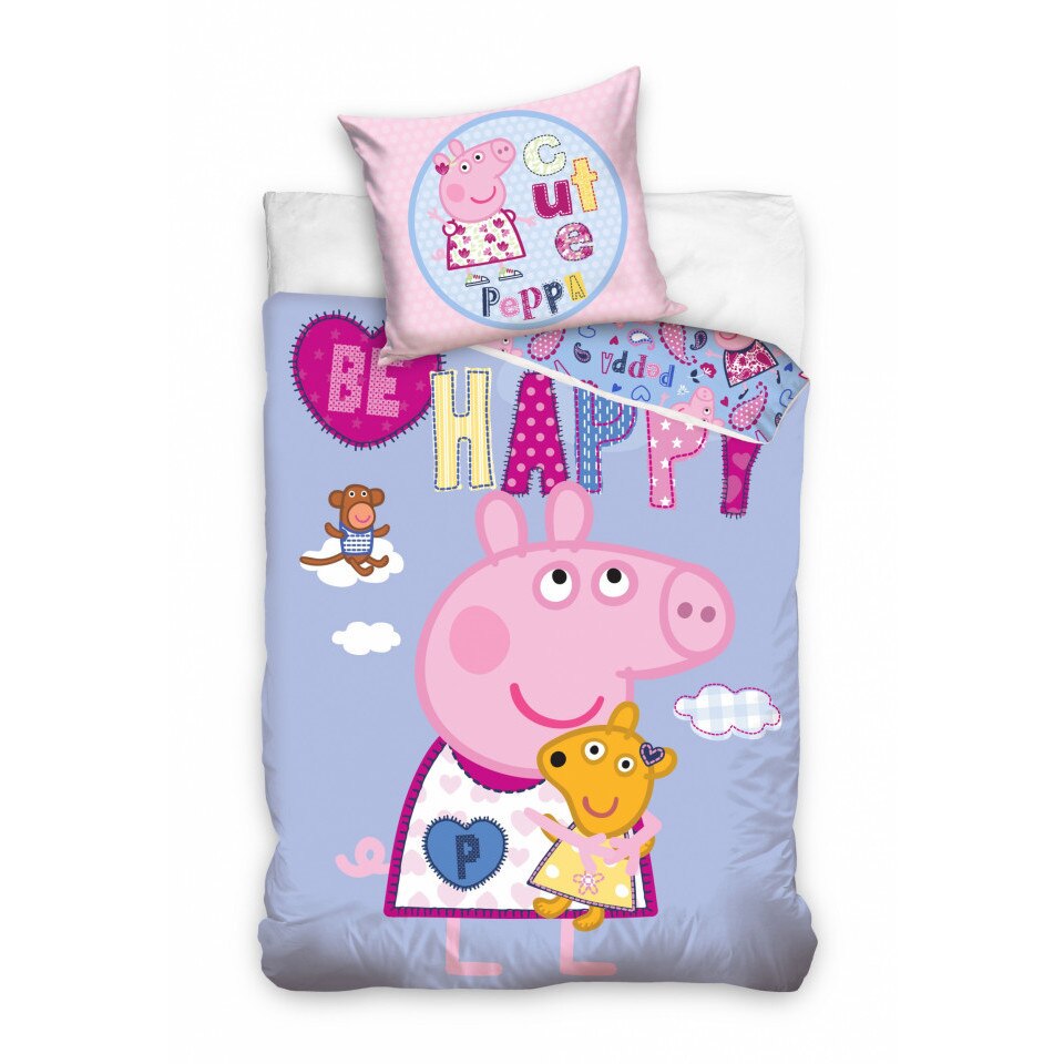 Lenjerie pat Purcelusa Peppa 160x200 cm PP182022