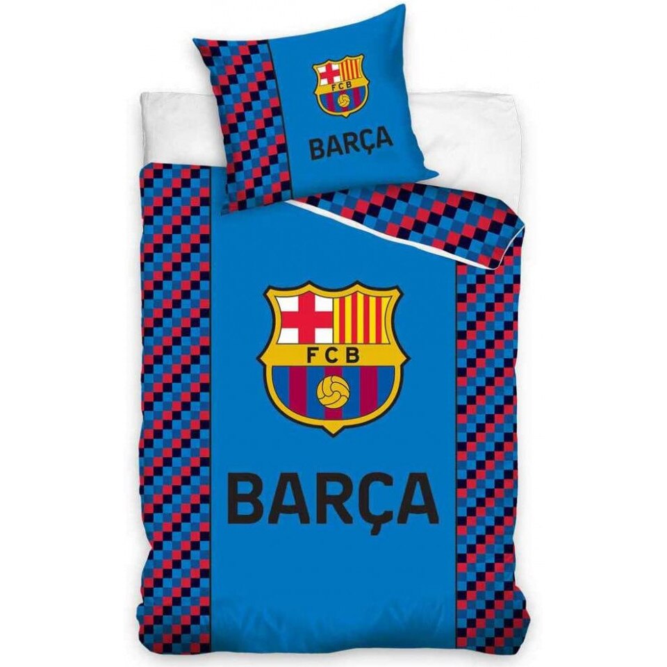 Lenjerie pat FC Barcelona 160x200 cm FCB191005