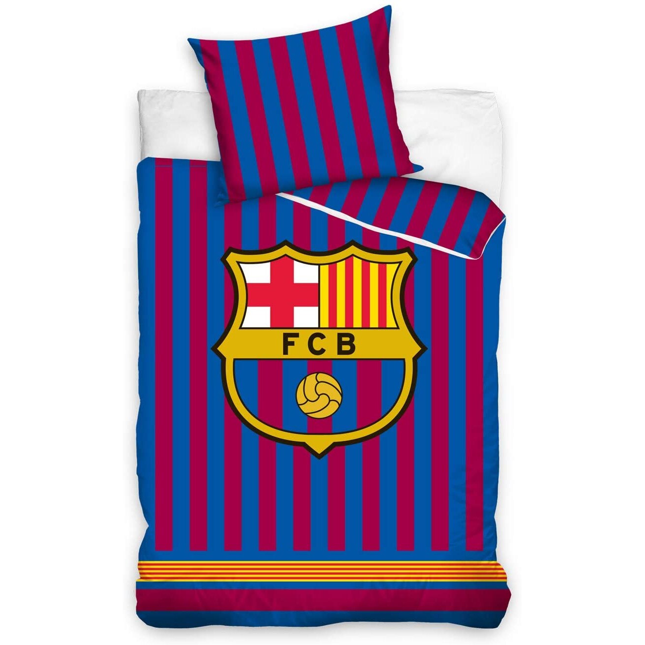 Lenjerie pat FC Barcelona 140x200 cm FCB185023