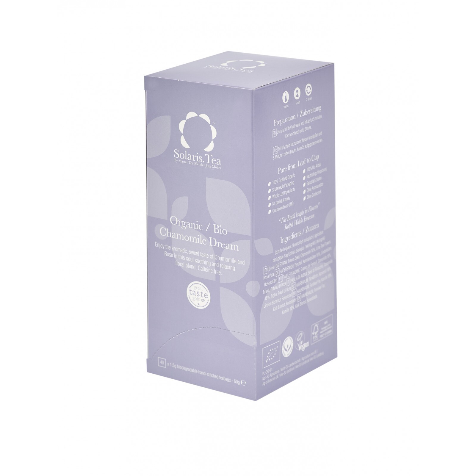 Ceai Solaris Organic Musetel 40 plicuri