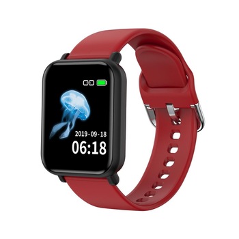 Ceas Smartwatch Techstar® R16, 1.3 inch IPS, Bluetooth 4.0 + EDR, Monitorizare Tensiune, Puls, Oxigen Sange, Pasi, Traseu, Rosu Ceas Smartwatch Techstar® R16, 1.3 inch IPS, Bluetooth 4.0 + EDR, Monitorizare Tensiune, Puls, Oxigen Sange, Pasi, Traseu, Rosu