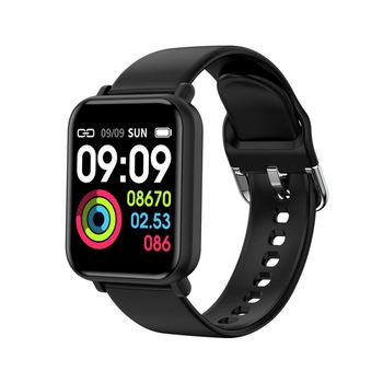 Ceas Smartwatch Techstar® R16, 1.3 inch IPS, Bluetooth 4.0 + EDR, Monitorizare Tensiune, Puls, Oxigen Sange, Pasi, Traseu, Negru Ceas Smartwatch Techstar® R16, 1.3 inch IPS, Bluetooth 4.0 + EDR, Monitorizare Tensiune, Puls, Oxigen Sange, Pasi, Traseu, Negru