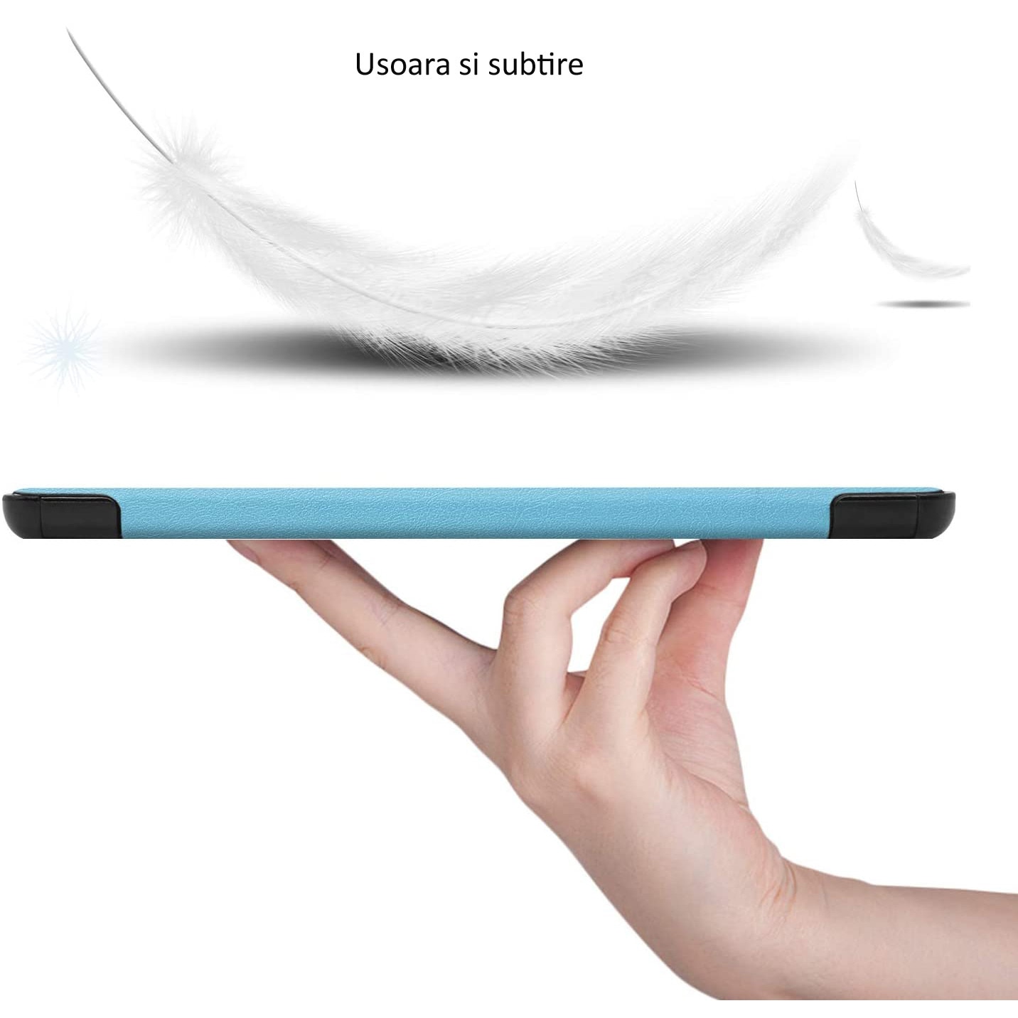 Husa Smart Cover compatibila cu Tableta Huawei MatePad T8 bleu