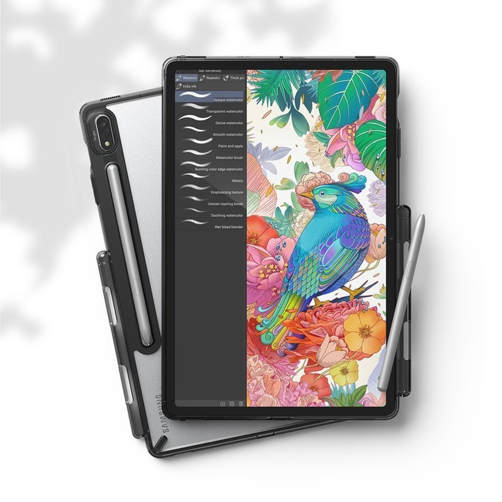 Husa Antisoc Hibrida Ringke Fusion pentru Samsung Galaxy Tab S7 / S7 5G 11" T870 / T876, Gri