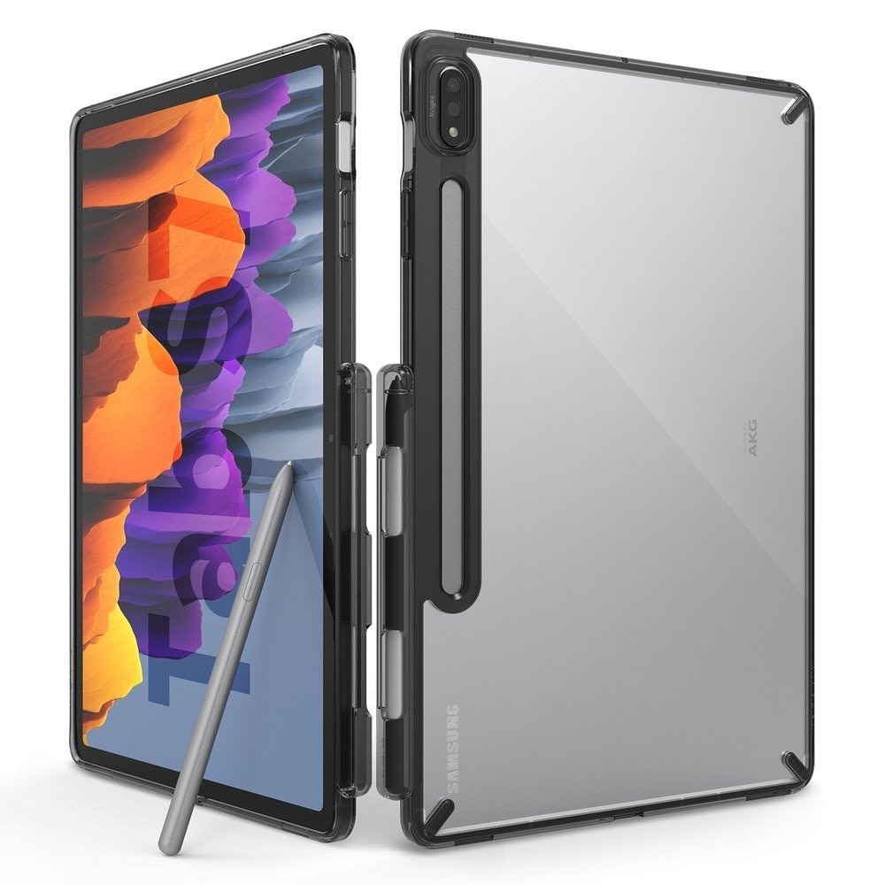 Husa Antisoc Hibrida Ringke Fusion pentru Samsung Galaxy Tab S7 / S7 5G 11" T870 / T876, Gri