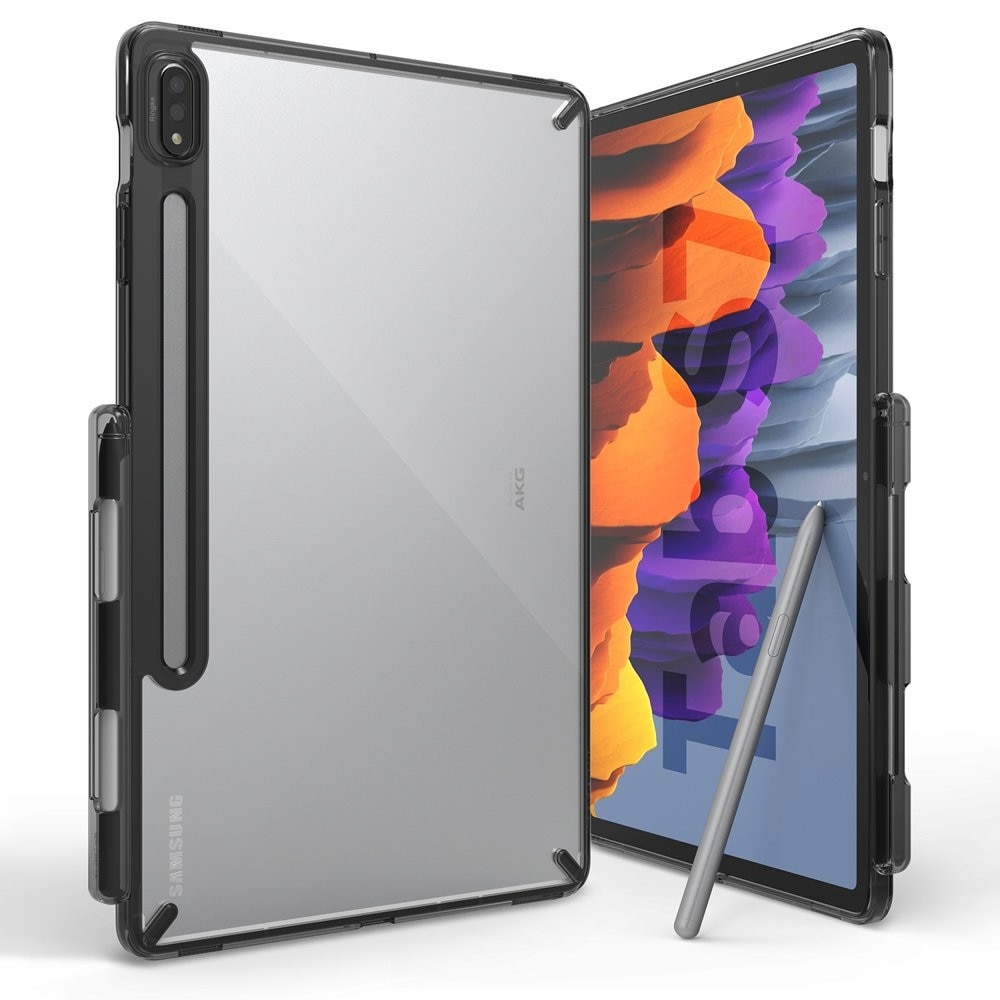 Husa Antisoc Hibrida Ringke Fusion pentru Samsung Galaxy Tab S7 / S7 5G 11" T870 / T876, Gri