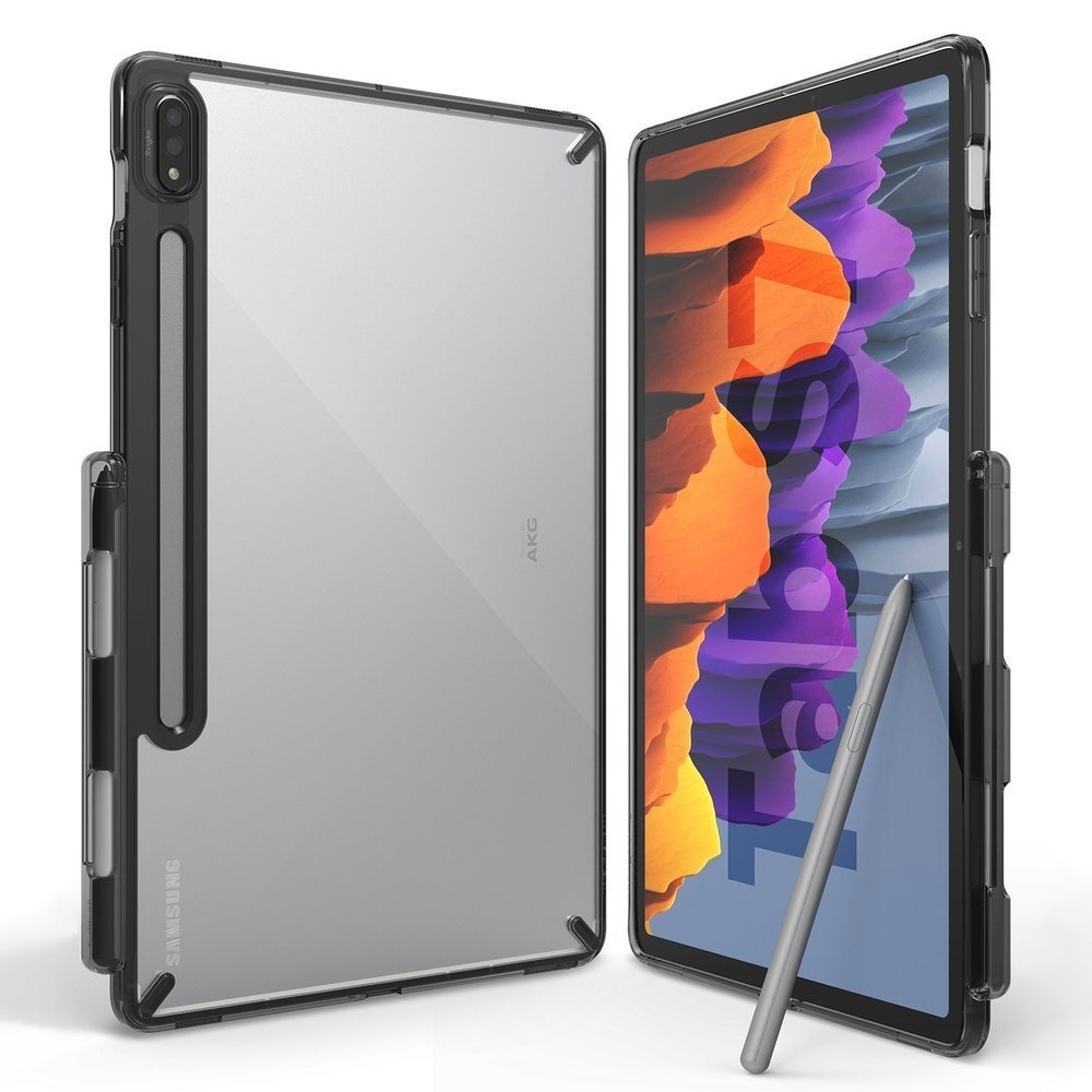 Husa Antisoc Hibrida Ringke Fusion pentru Samsung Galaxy Tab S7 / S7 5G 11" T870 / T876, Gri