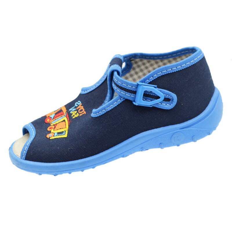 Sandale din panza pentru baieti Nazo NZ152, Bleumarin