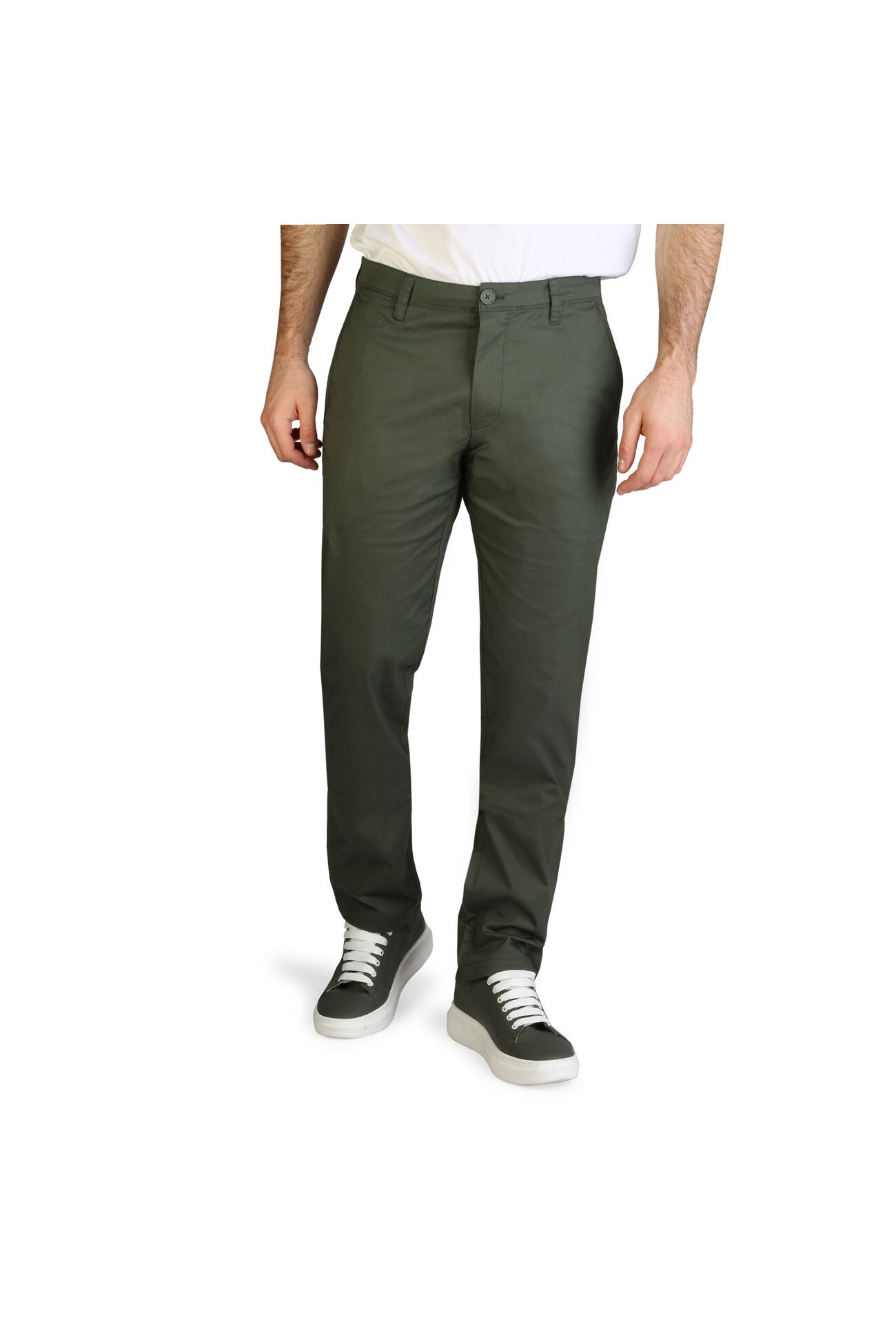 Blugi barbati Armani Exchange model 8NZP40_ZNT3Z, Talie inalta, culoare Verde, marime 28 EU