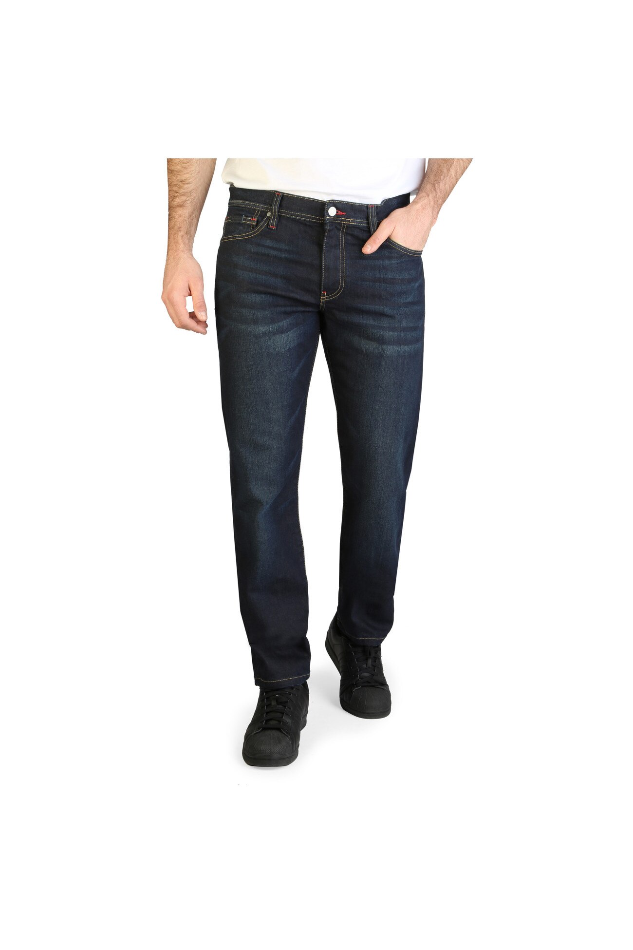 Blugi barbati Armani Exchange model 3ZZJ16_Z1BKZ, Talie inalta, culoare Albastru, marime 28 EU