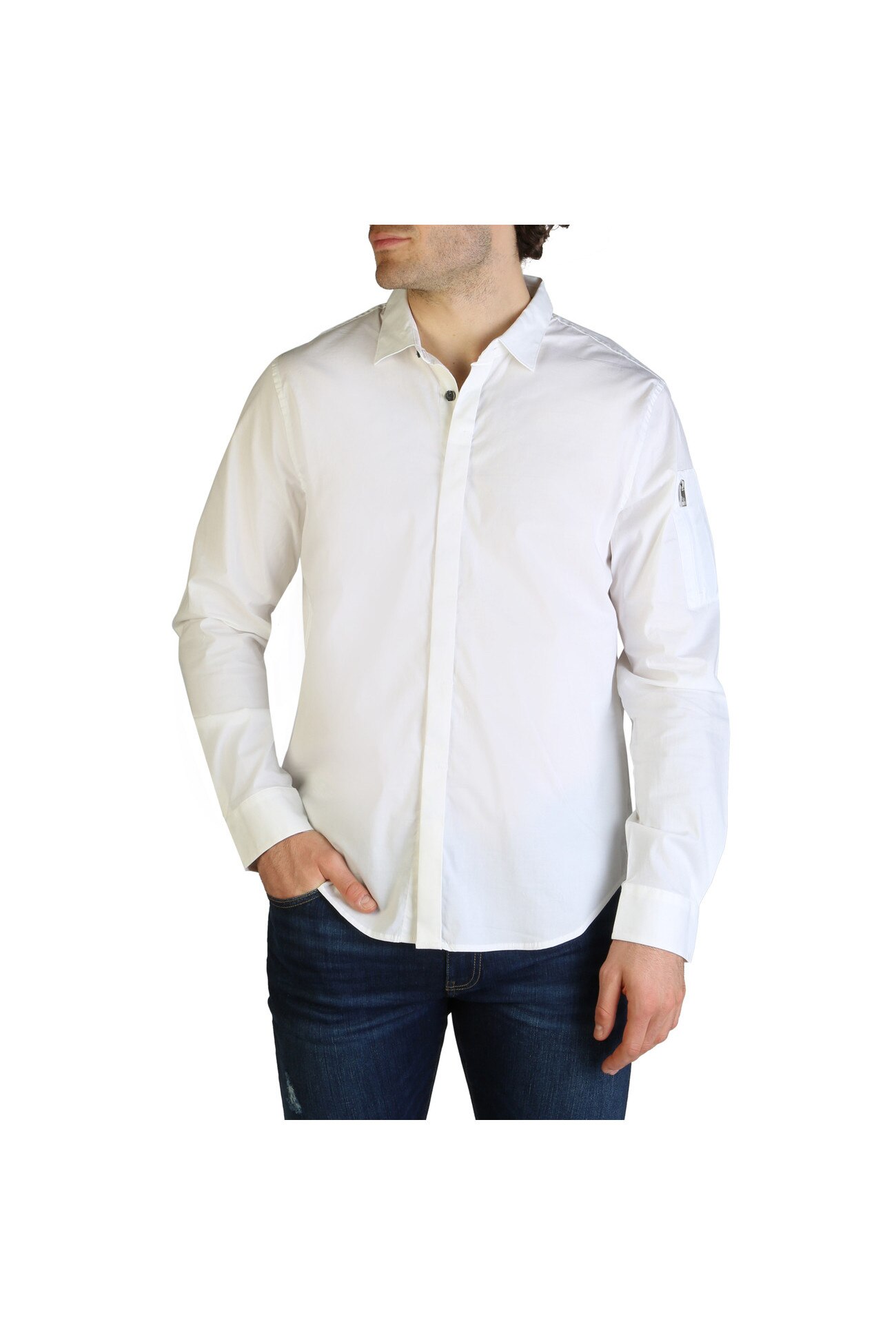 Camasa barbati Armani Exchange model 3ZZC30_ZNZJZ, Alb