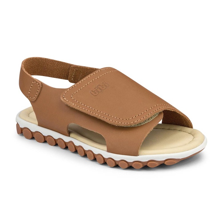 Детски Сандали за момче BiBi Shoes Summer Roller New II Caramel Velcro, Кафяв, 34 EU