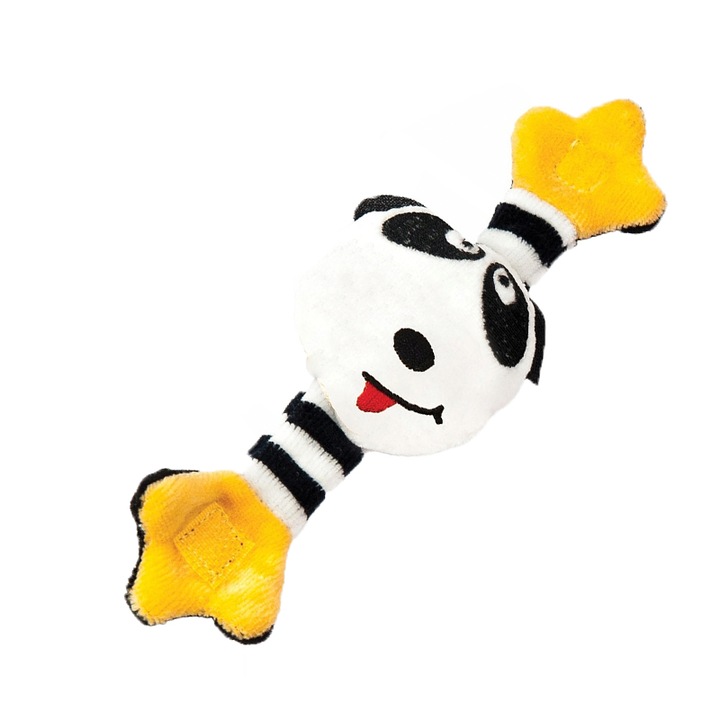 Jucarie de plus zornaitoare Hencz Toys Bratara Panda 070MM, Multicolor 9-12 luni