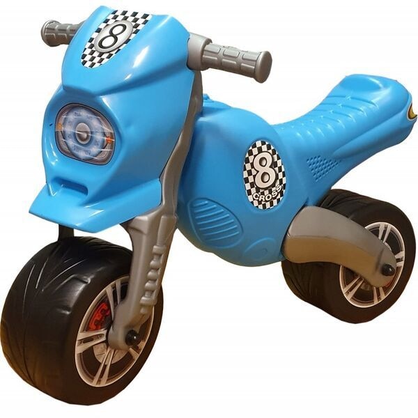 Motocicleta fara pedale pentru copii Dohany Cross 8 113906, Albastru