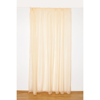 Perdea voile simplu Imagine, 300x260 cm, cu rejansa, Piersica Perdea voile simplu Imagine, 300x260 cm, cu rejansa, Piersica