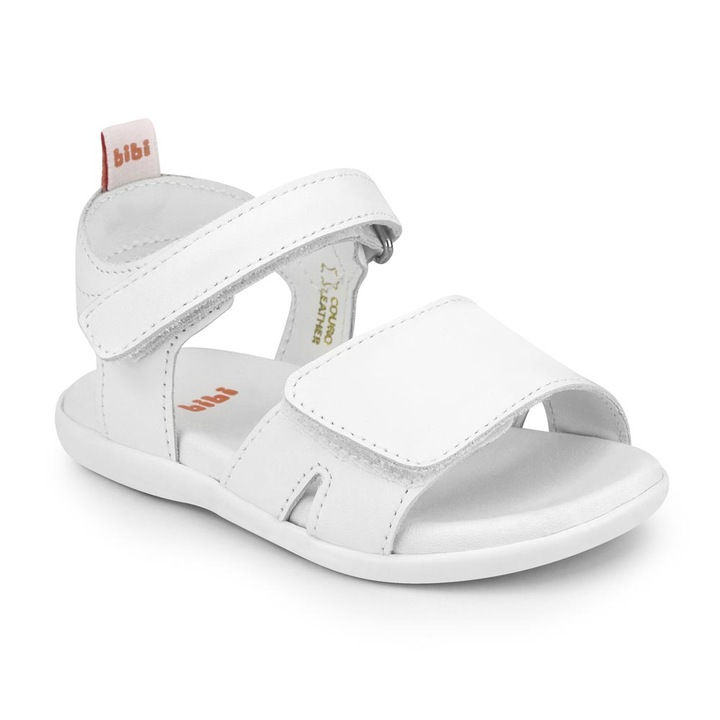 Детски Сандали за момиче BiBi Shoes Baby Soft Alb Velcro, Бял, 28 EU