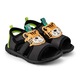 Детски Сандали за момче BiBi Shoes Playtime Grafit, Черно, 31 EU