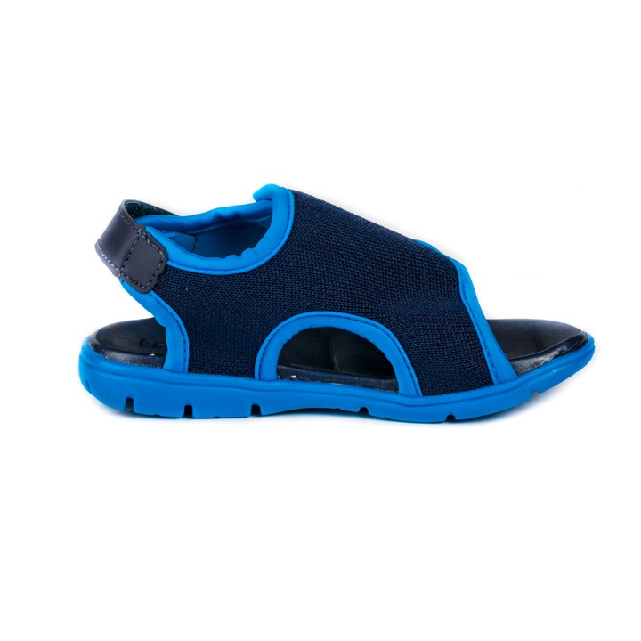 Детски Сандали за момче BiBi Shoes Basic Mini Aqua Velcro, Син, 35 EU
