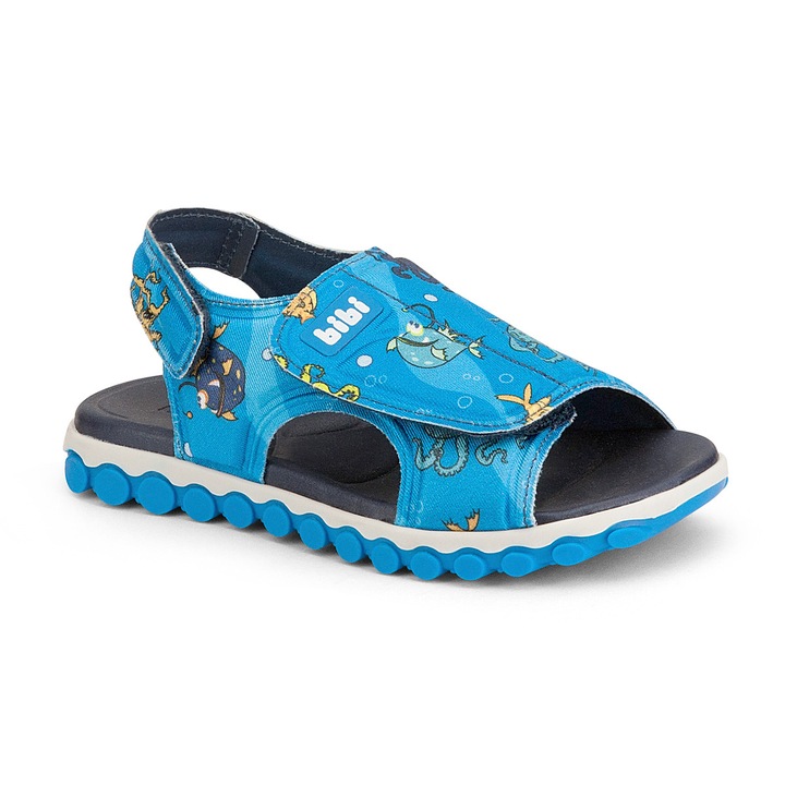 Детски Сандали за момче BiBi Shoes Summer Roller Sport Marine Velcro, Син, 34 EU