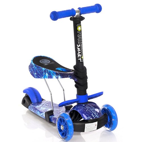 Trotineta Lorelli cu Scaunel pentru Copii Smart, Colectia 2021, Blue Cosmos