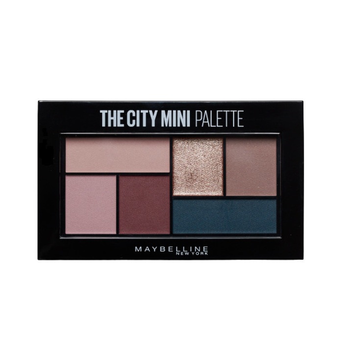 Paleta de farduri, Maybelline, The City Mini Palette, 540 Diamond District