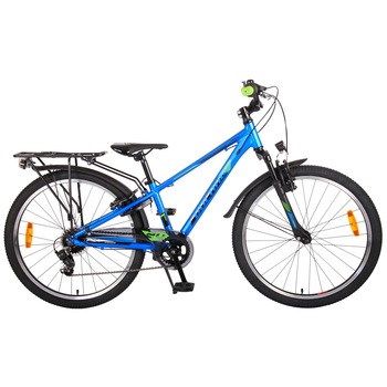 Bicicleta Volare Cross pentru baieti, 24 inch, culoare albastru/verde - Prime Collection Bicicleta Volare Cross pentru baieti, 24 inch, culoare albastru/verde - Prime Collection
