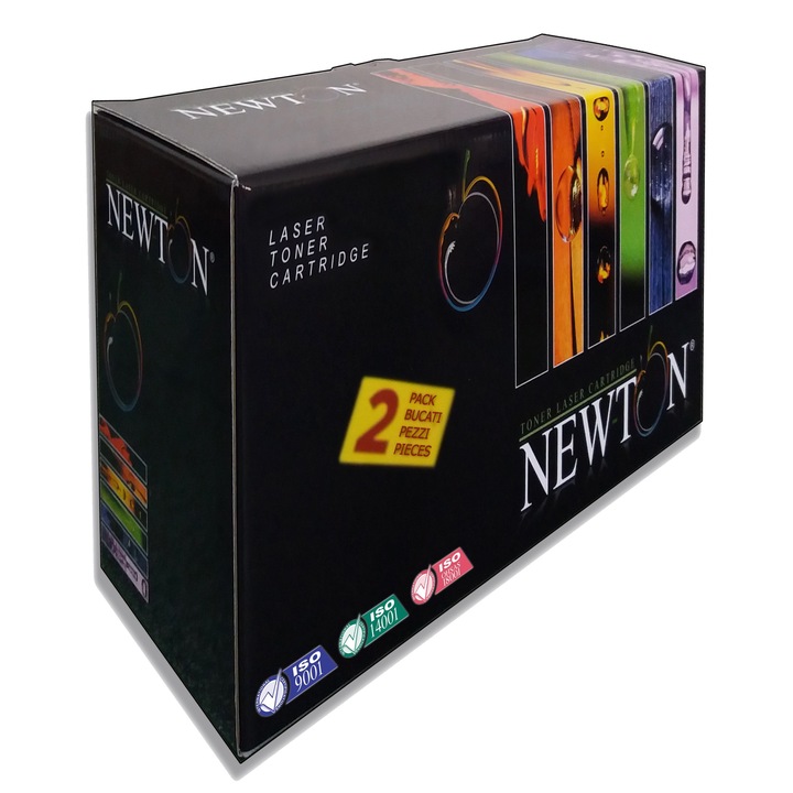 SET 2 Toner compatibil Brother HL-2310D, HL-L2312D, HL-L2352DW, HL-L2372DN, DCP-L2310D, DCP-L2512D, DPC-L2552DW, DPC-L2572DN, MFC-L2712DN. MFC-L2712DW, MFC-L2732DW (TN-2421) 6000 pagini - Toner NEW-TON certificat ISO 9001-14001 si OHSAS 18001