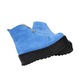 Ghete Femei, Mateo Shoes, Piele Intoarsa cu platforma si fermoar, Albastru