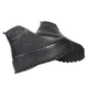 Ghete dama, Mateo Shoes, cu platforma si fermoar pe jumatate, Piele Naturala, Negru