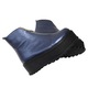 Ghete dama, Mateo Shoes, cu platforma si fermoar pe jumatate, Piele Naturala, Albastru