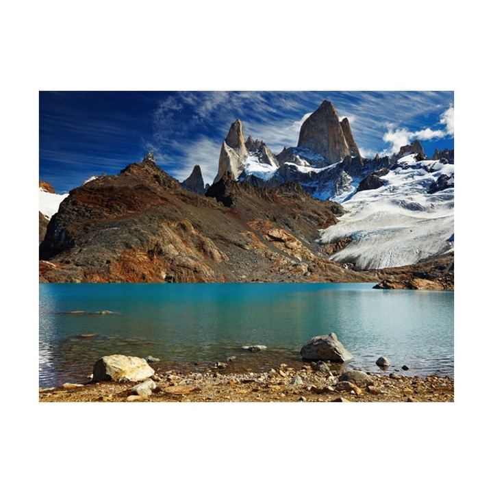 Nem szőtt tapéta nappaliba, hálószobába, Mount Fitz Roy, Argentína - 300 cm X 231 cm, használati utasítás, ragasztó