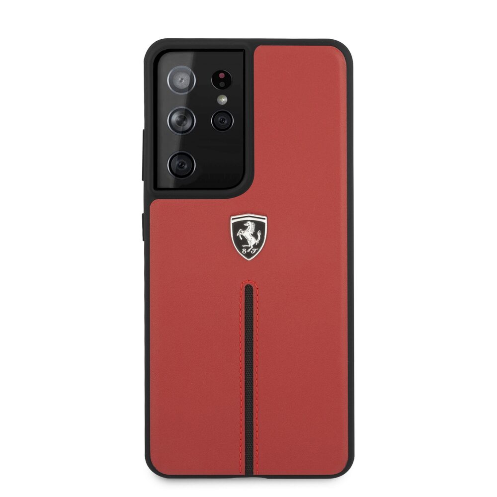 Husa Ferrari din piele pentru Samsung Galaxy S21 Ultra 6.8