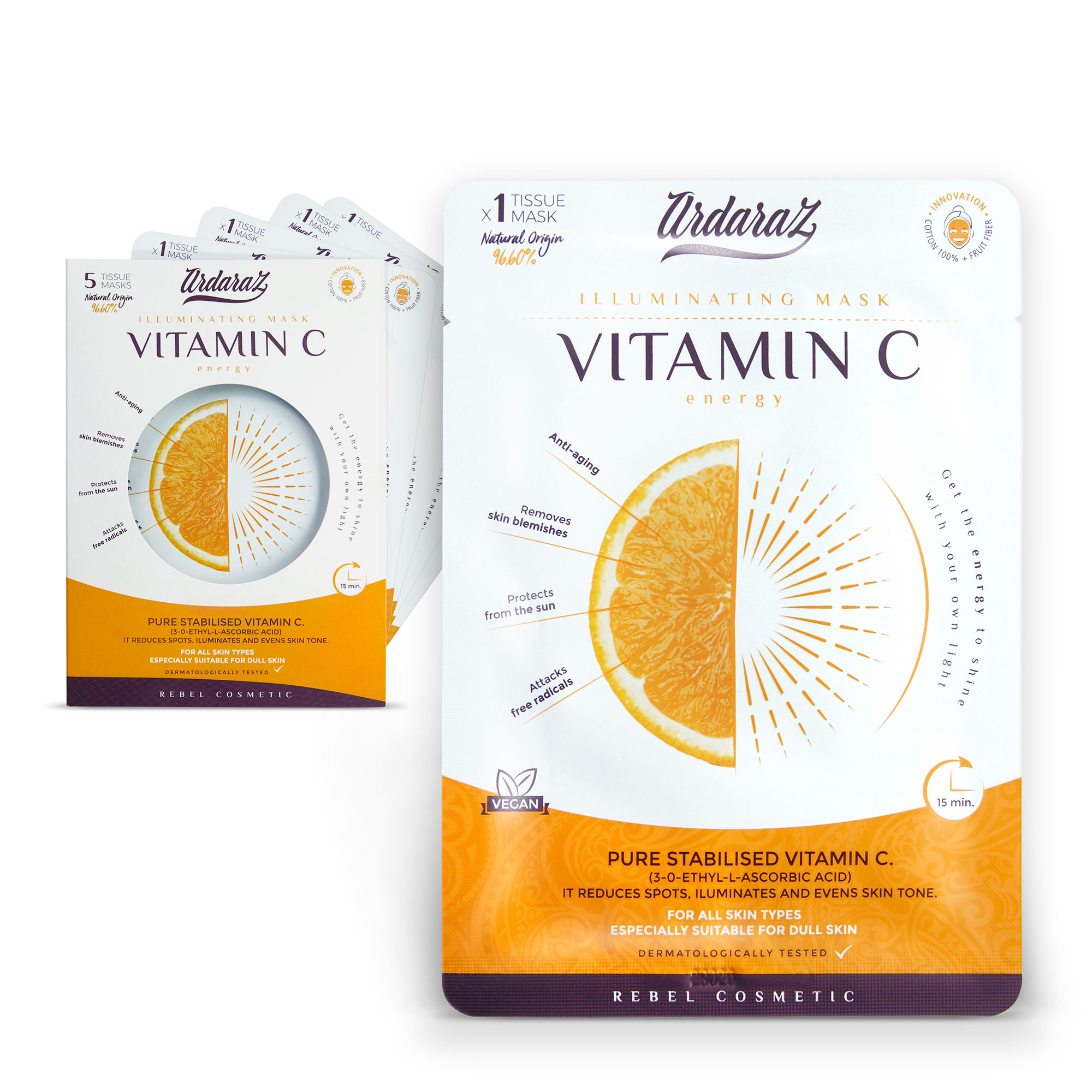 Masca de fata cu Vitamina C 21.5% Wishtrend, 23 ml, Wishcompany Inc.