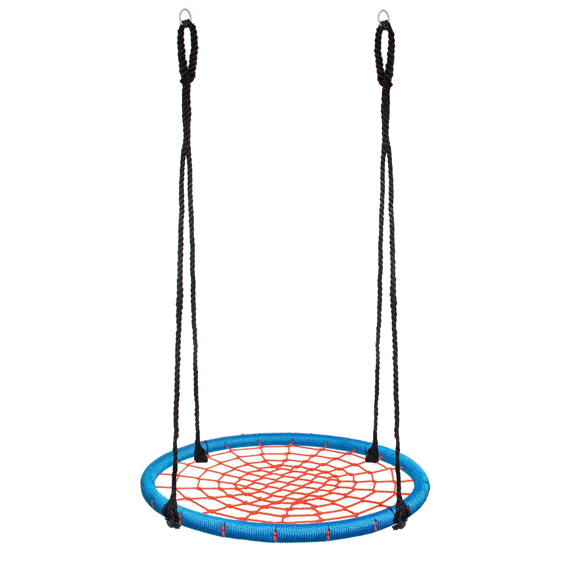 Leagan de gradina, Springos 120 cm, Albastru/Portocaliu