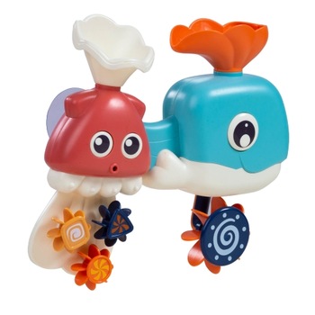 Jucarie de baie Imaginarium Glu-glu Water Fall Animals cu moristi de apa si ventuze Jucarie de baie Imaginarium Glu-glu Water Fall Animals cu moristi de apa si ventuze